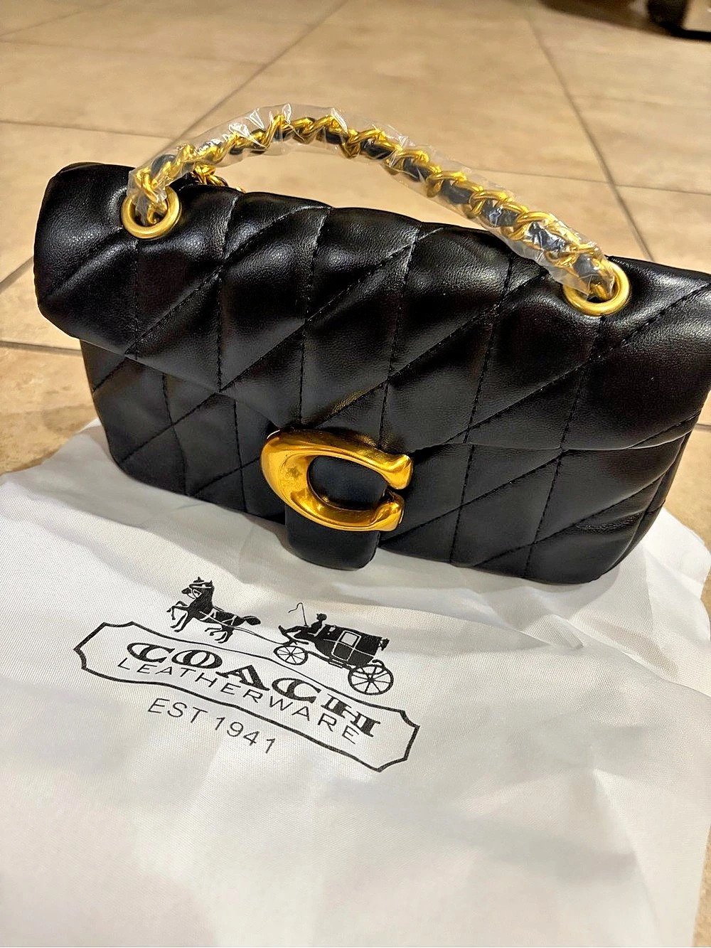 Coach Bag with Chain